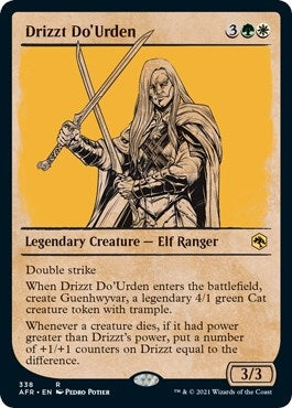 Image for Drizzt Do'Urden (Showcase) (338) [Adventures in the Forgotten Realms] - Magic: The Gathering