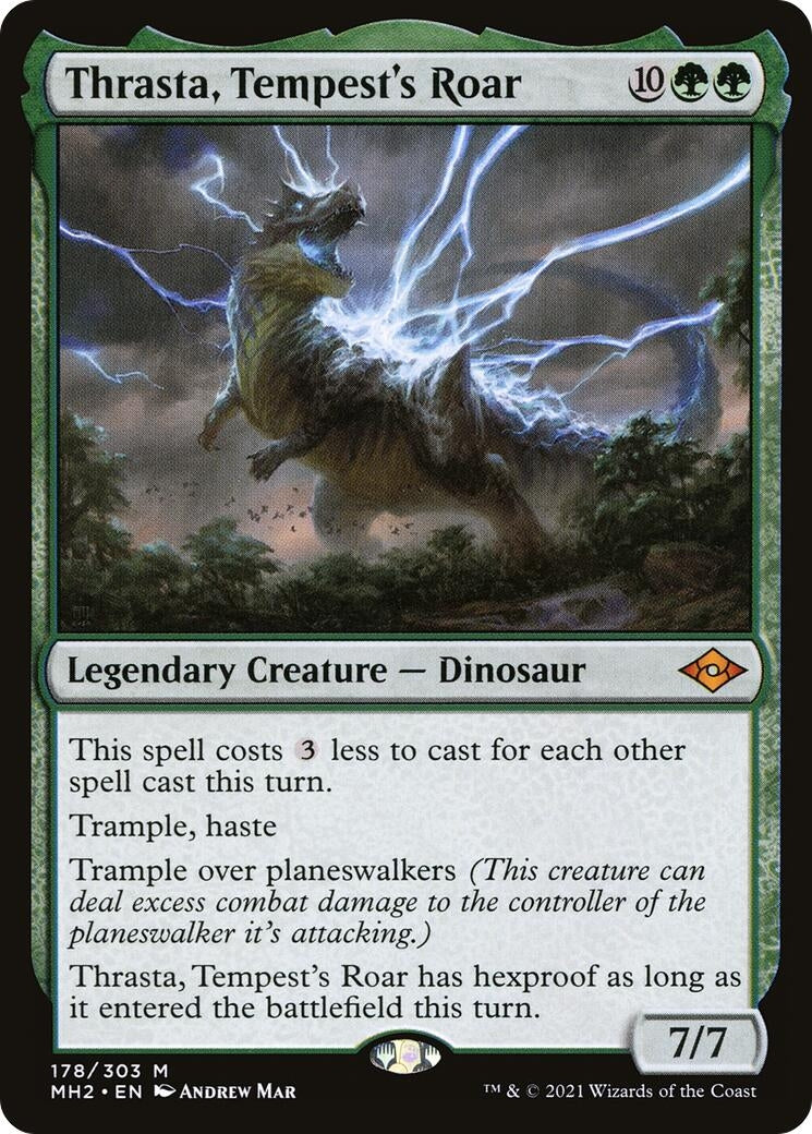 Image for Thrasta, Tempest's Roar (178) [Modern Horizons 2] - Magic: The Gathering