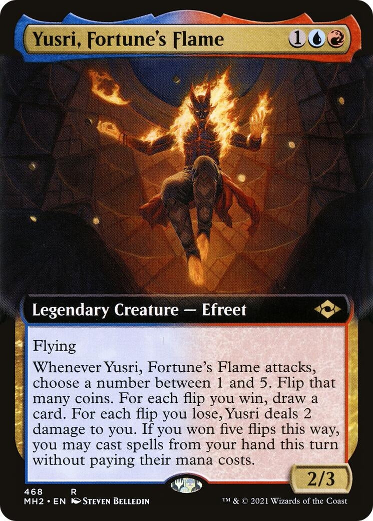 Image for Yusri, Fortune's Flame (Extended Art) (468) [Modern Horizons 2] - Magic: The Gathering