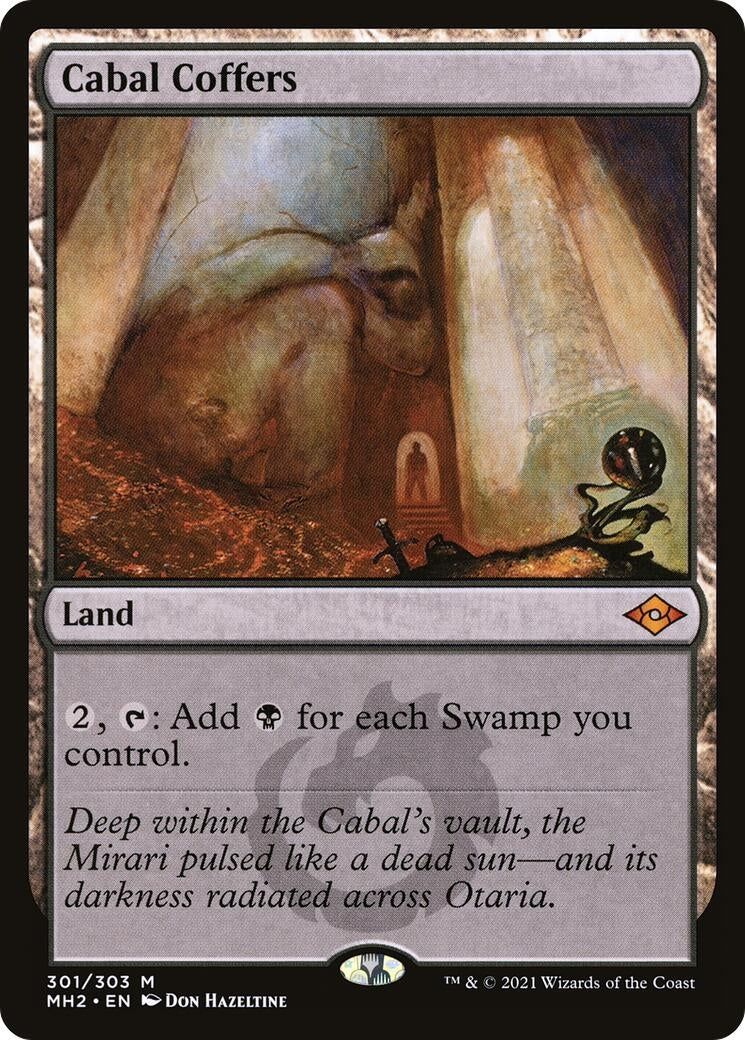 Image for Cabal Coffers (301) [Modern Horizons 2] - Magic: The Gathering