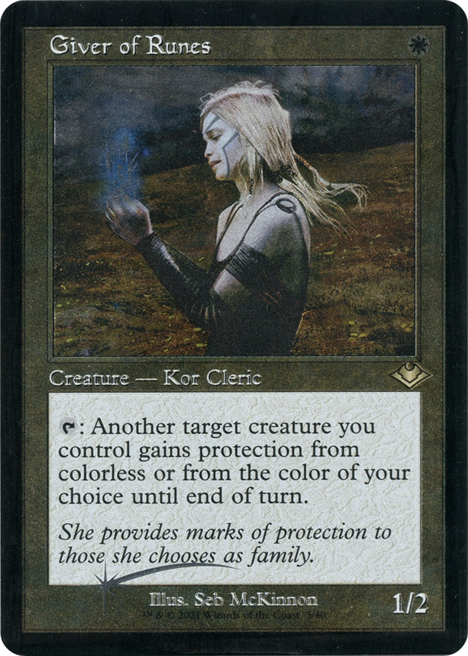 Image for Giver of Runes (Retro Frame) (Foil Etched) (3) [Modern Horizons] - Magic: The Gathering