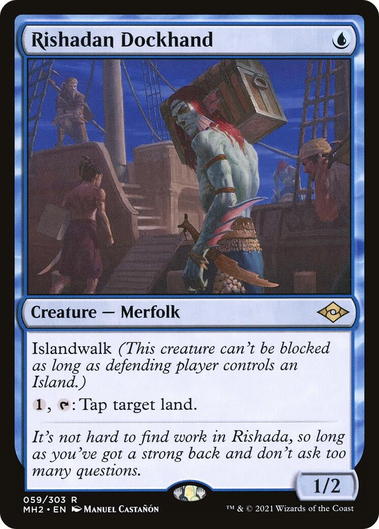 Image for Rishadan Dockhand (59) [Modern Horizons 2] - Magic: The Gathering