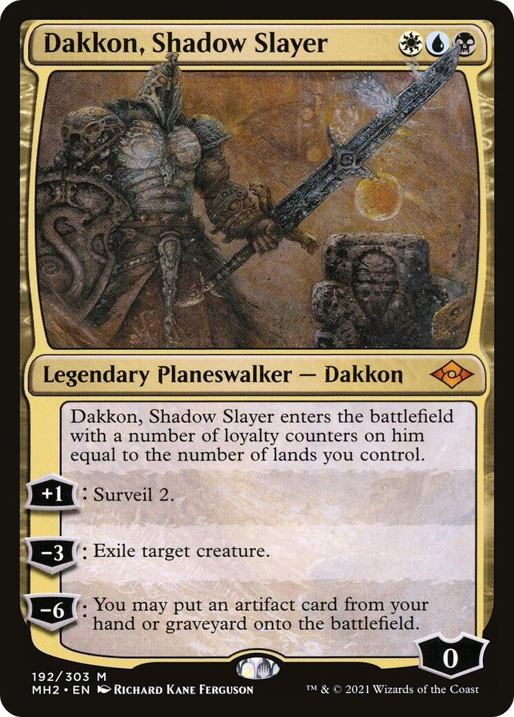 Image for Dakkon, Shadow Slayer (192) [Modern Horizons 2] - Magic: The Gathering