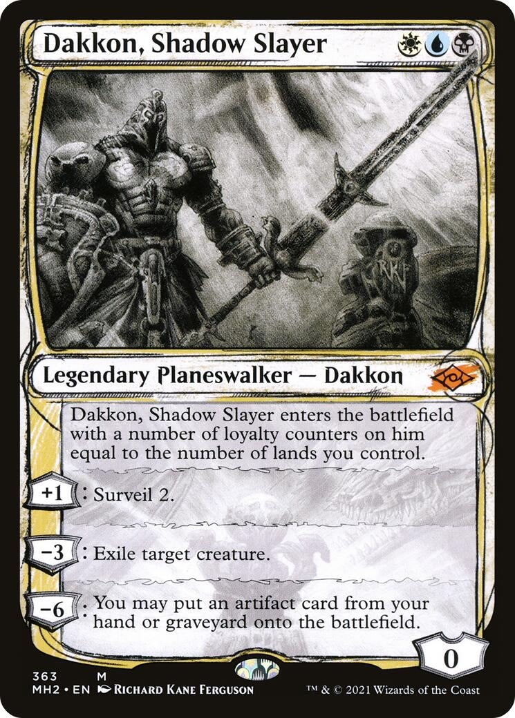 Image for Dakkon, Shadow Slayer (Showcase) (363) [Modern Horizons 2] - Magic: The Gathering