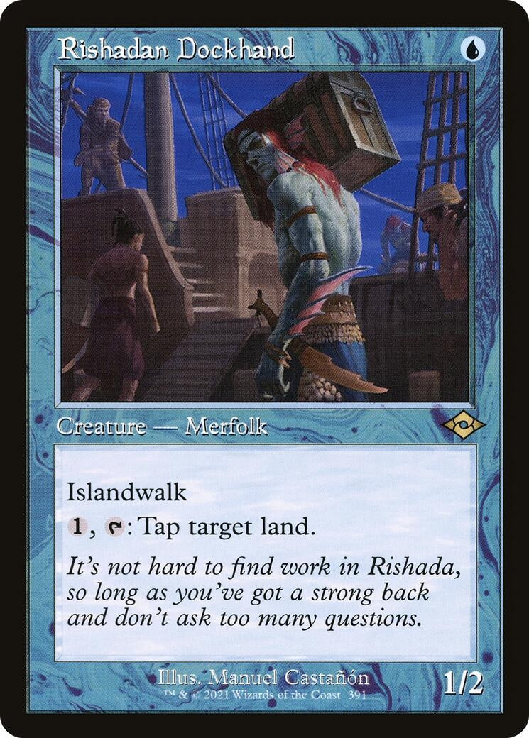 Image for Rishadan Dockhand (Retro Frame) (391) [Modern Horizons 2] - Magic: The Gathering