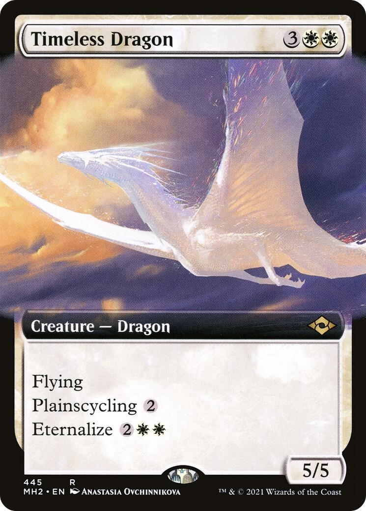 Image for Timeless Dragon (Extended Art) (445) [Modern Horizons 2] - Magic: The Gathering
