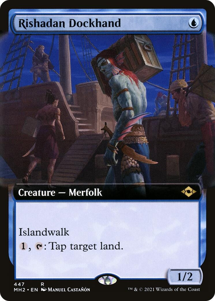 Image for Rishadan Dockhand (Extended Art) (447) [Modern Horizons 2] - Magic: The Gathering