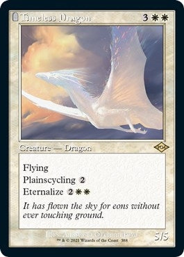 Image for Timeless Dragon (Retro Frame) (Foil Etched) (388) [Modern Horizons 2] - Magic: The Gathering