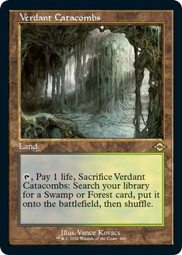 Image for Verdant Catacombs (Retro Frame) (Foil Etched) (440) [Modern Horizons 2] - Magic: The Gathering