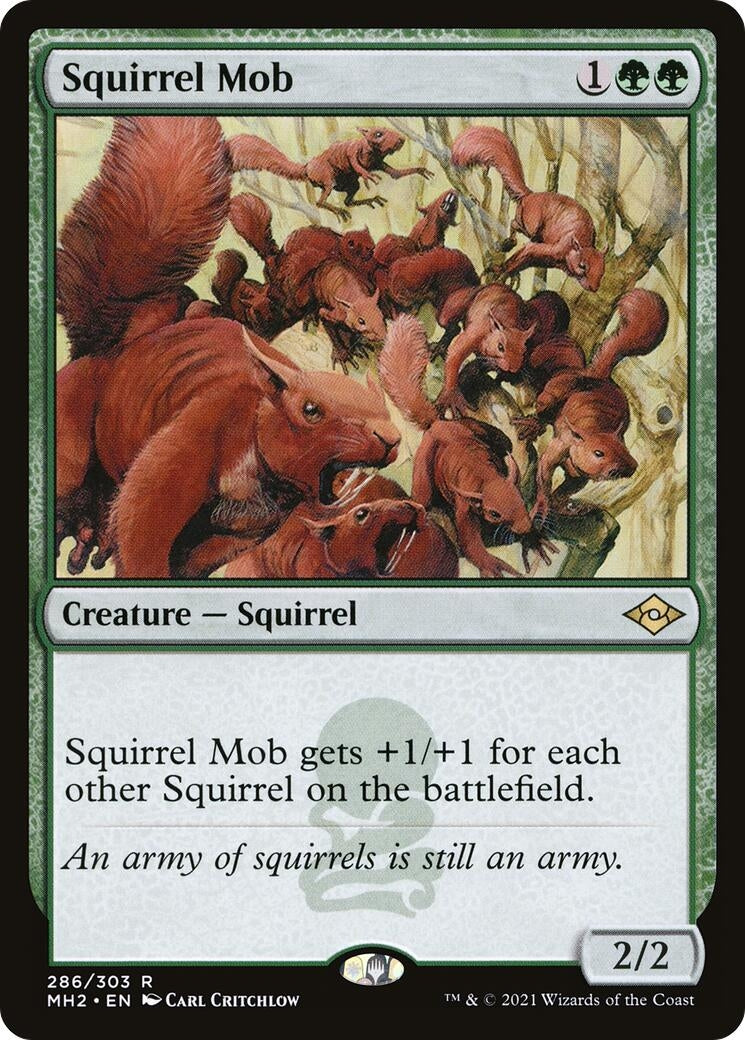 Image for Squirrel Mob (286) [Modern Horizons 2] - Magic: The Gathering