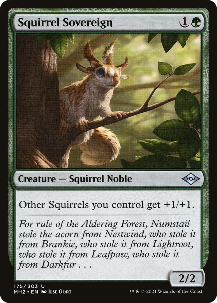 Image for Squirrel Sovereign (175) [Modern Horizons 2] - Magic: The Gathering