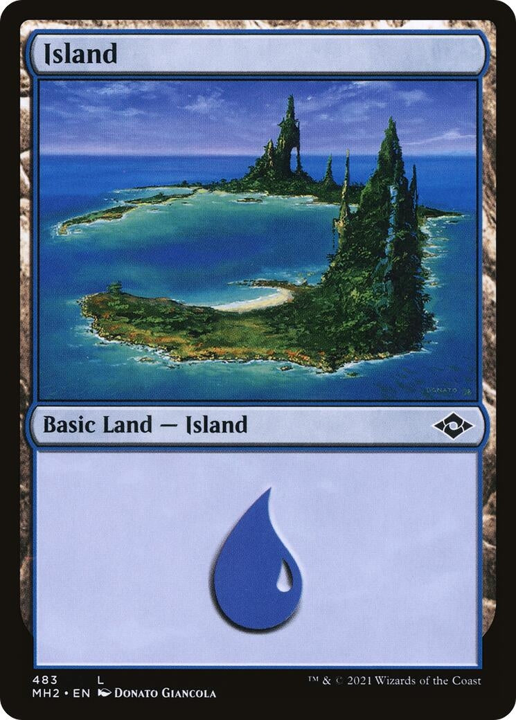 Image for Island (483) (483) [Modern Horizons 2] - Magic: The Gathering