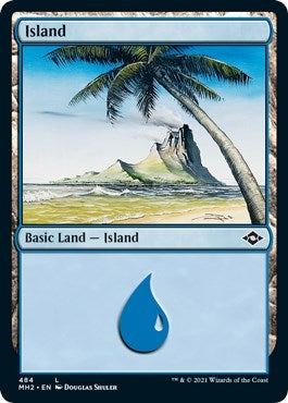 Image for Island (484) (Foil Etched) (484) [Modern Horizons 2] - Magic: The Gathering