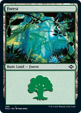 Image for Forest (490) (Foil Etched) (490) [Modern Horizons 2] - Magic: The Gathering