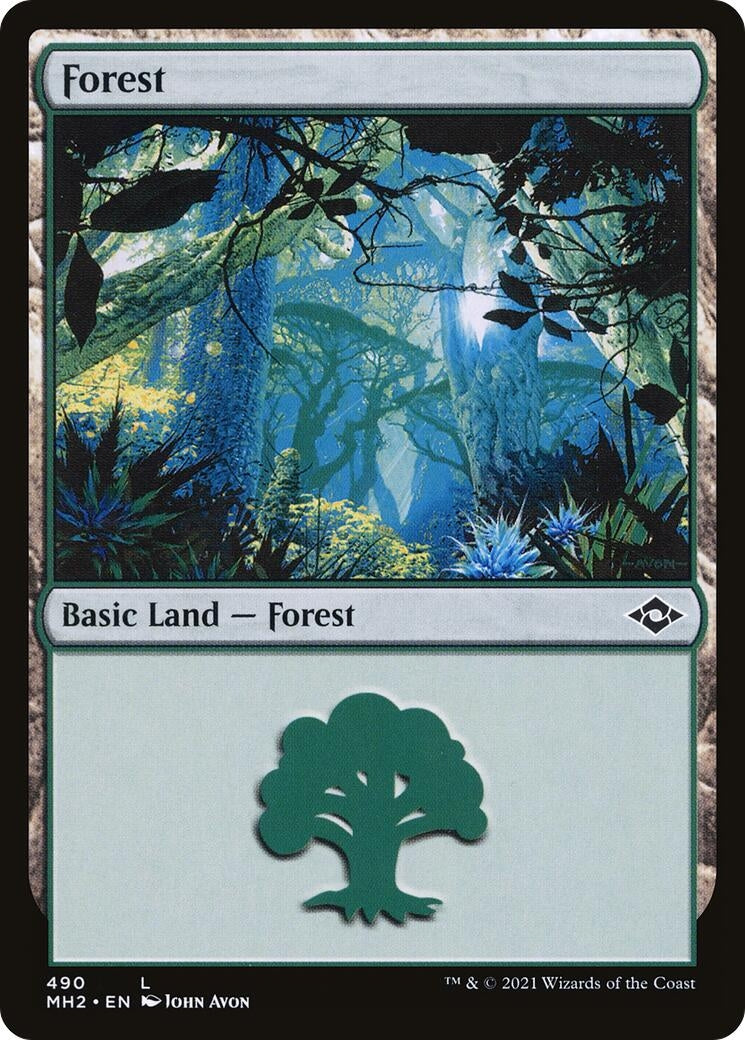 Image for Forest (490) (490) [Modern Horizons 2] - Magic: The Gathering