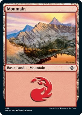 Image for Mountain (488) (Foil Etched) (488) [Modern Horizons 2] - Magic: The Gathering