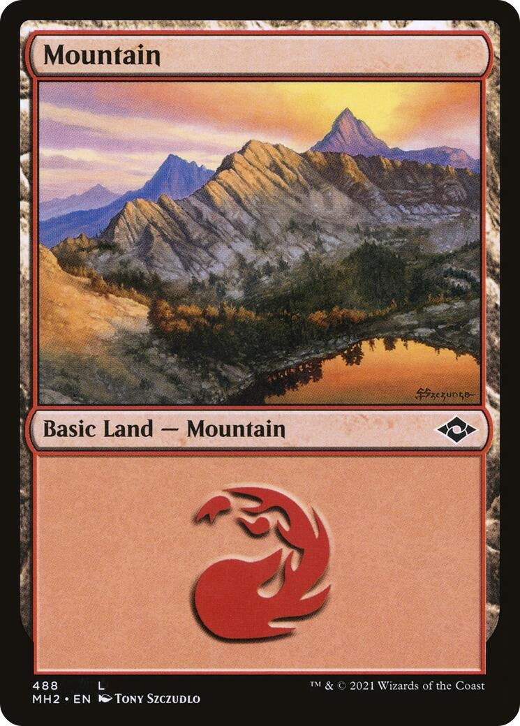 Image for Mountain (488) (488) [Modern Horizons 2] - Magic: The Gathering