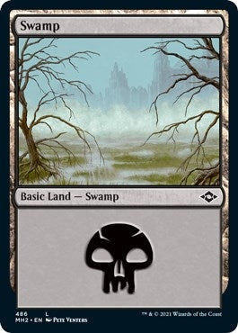 Image for Swamp (486) (Foil Etched) (486) [Modern Horizons 2] - Magic: The Gathering