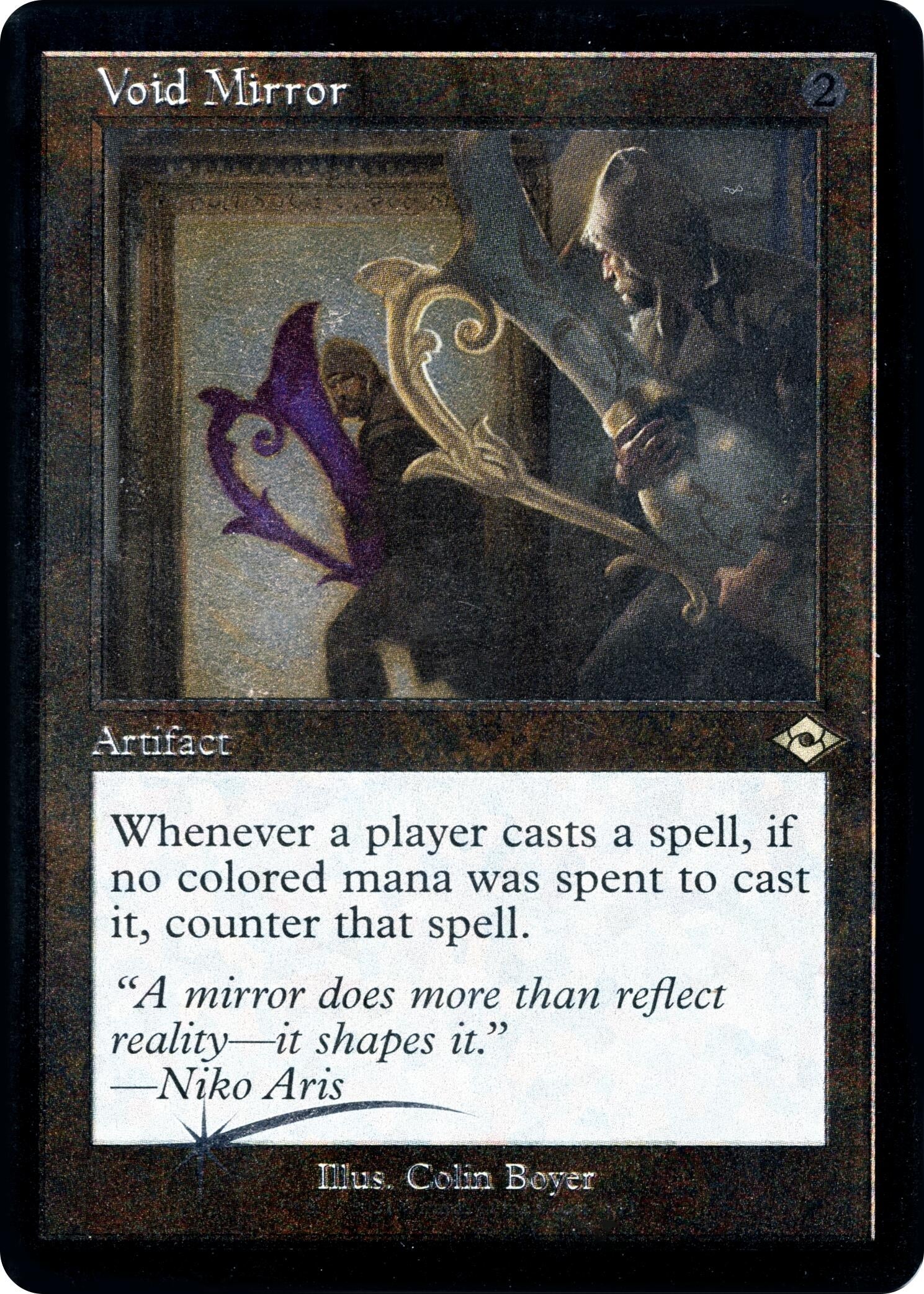 Image for Void Mirror (Retro Frame) (Foil Etched) (435) [Modern Horizons 2] - Magic: The Gathering