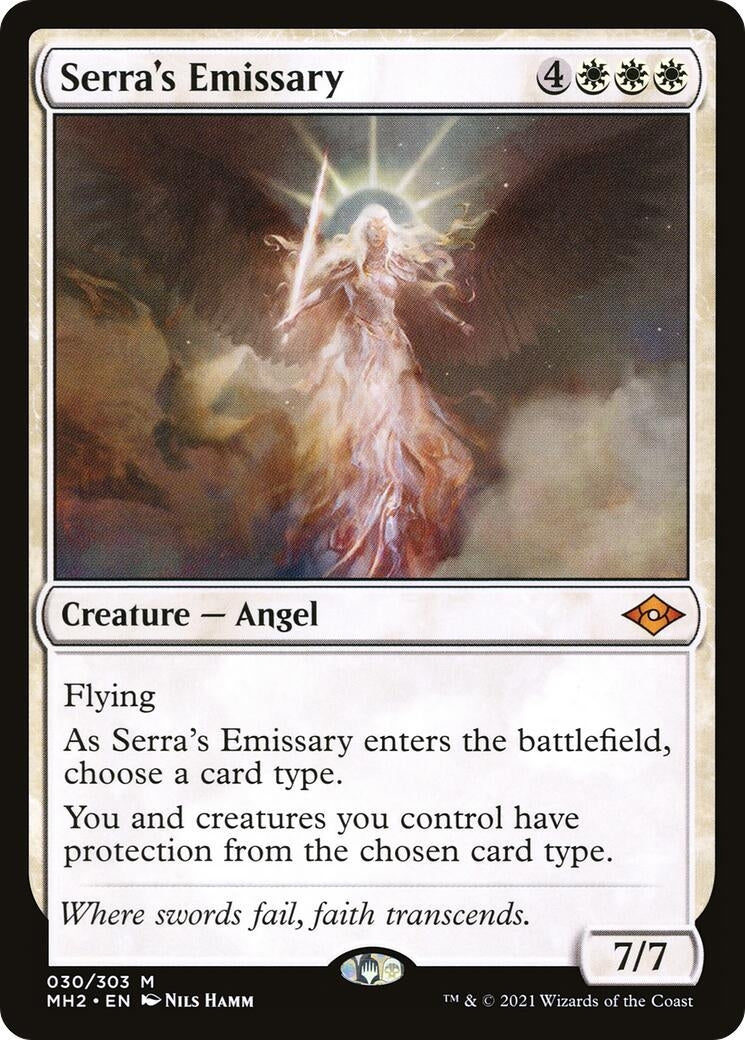 Image for Serra's Emissary (30) [Modern Horizons 2] - Magic: The Gathering
