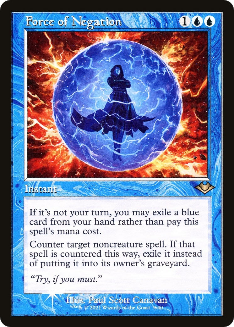 Image for Force of Negation (Retro Frame) (9) [Modern Horizons] - Magic: The Gathering