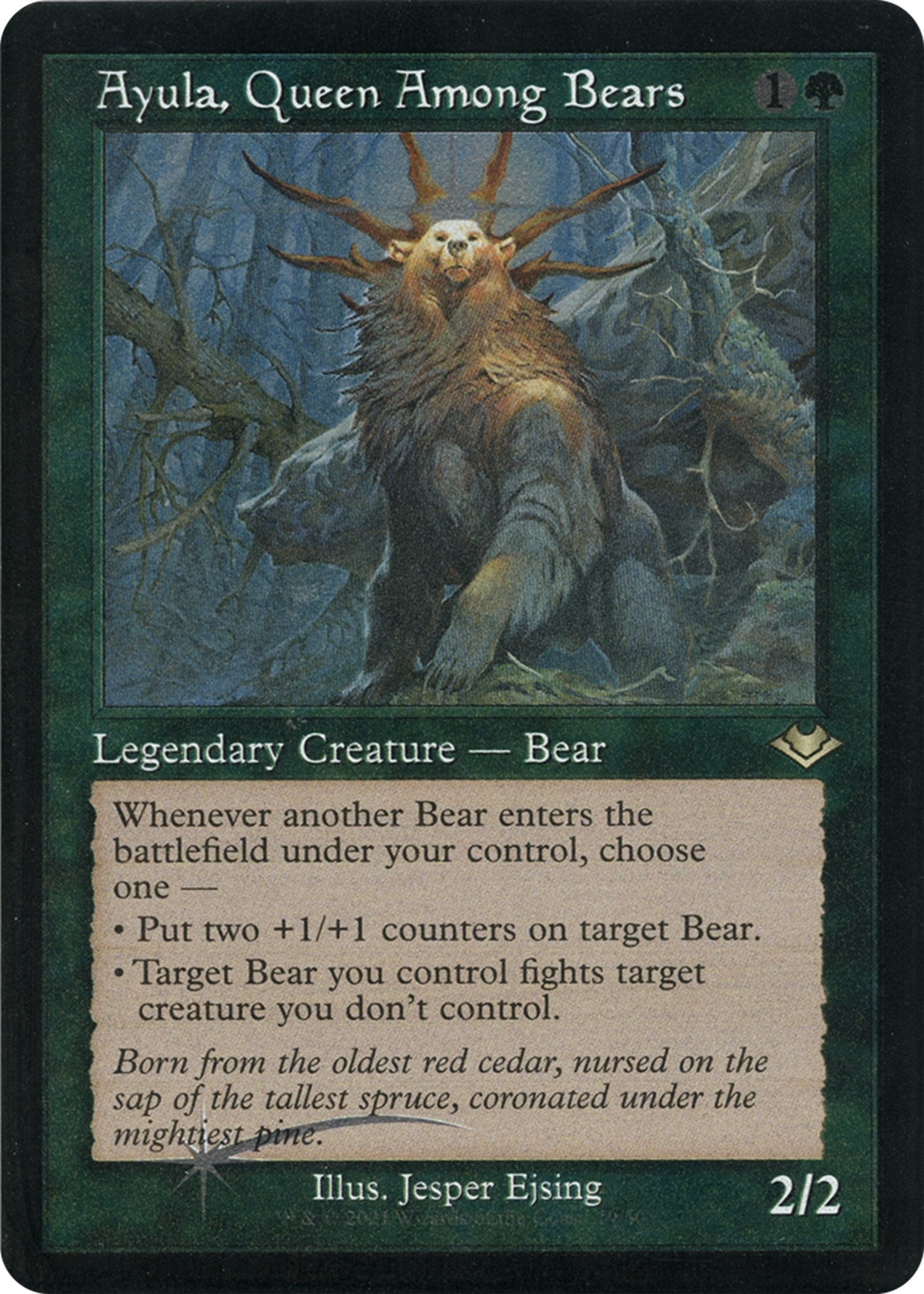 Image for Ayula, Queen Among Bears (Retro Frame) (Foil Etched) (19) [Modern Horizons] - Magic: The Gathering