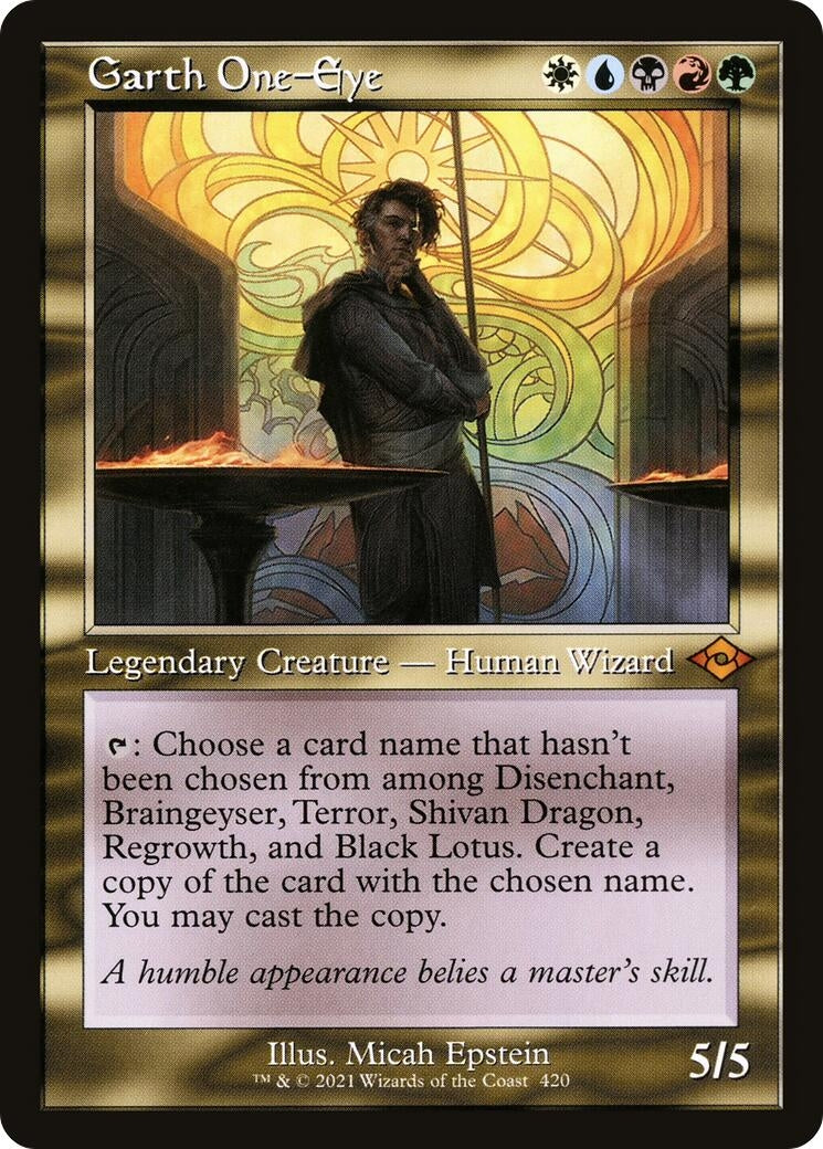 Image for Garth One-Eye (Retro Frame) (420) [Modern Horizons 2] - Magic: The Gathering