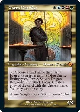 Image for Garth One-Eye (Retro Frame) (Foil Etched) (420) [Modern Horizons 2] - Magic: The Gathering