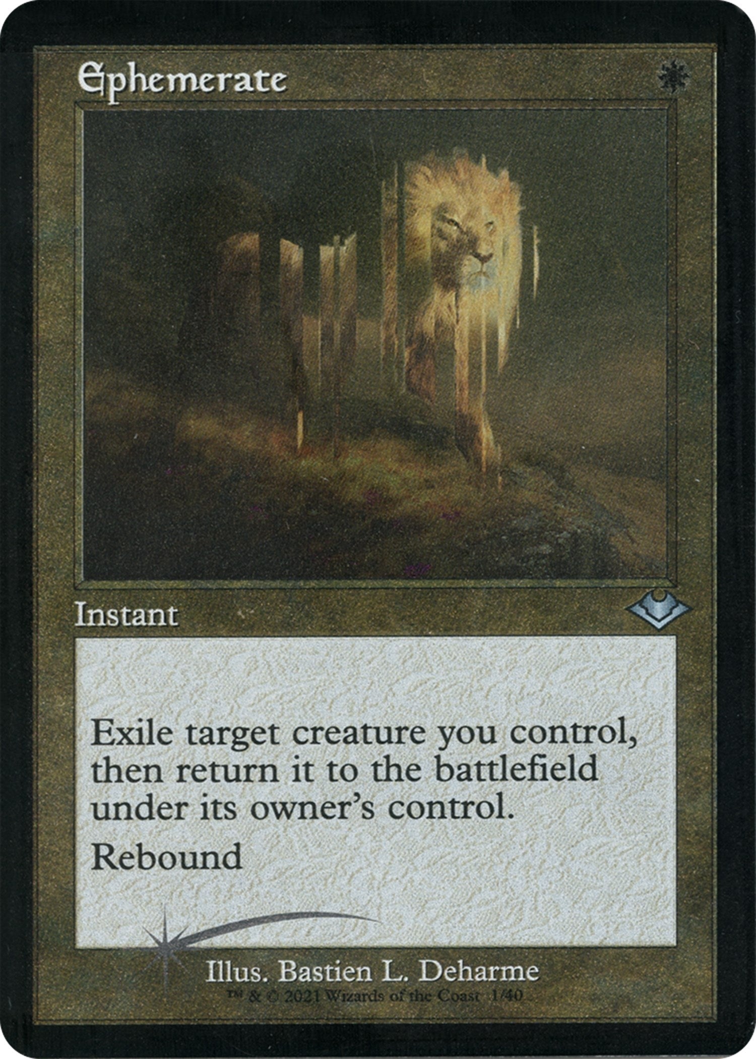 Image for Ephemerate (Retro Frame) (Foil Etched) (1) [Modern Horizons] - Magic: The Gathering