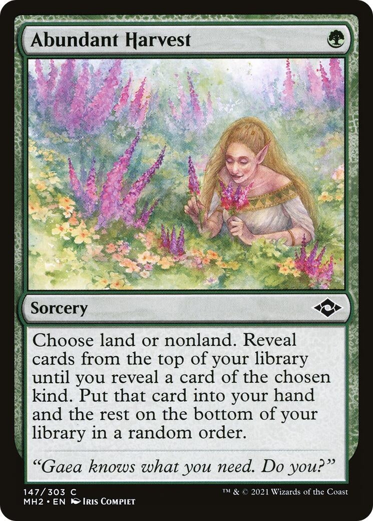 Image for Abundant Harvest (147) [Modern Horizons 2] - Magic: The Gathering