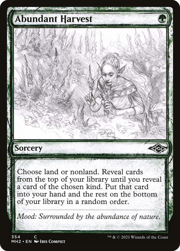Image for Abundant Harvest (Showcase) (354) [Modern Horizons 2] - Magic: The Gathering