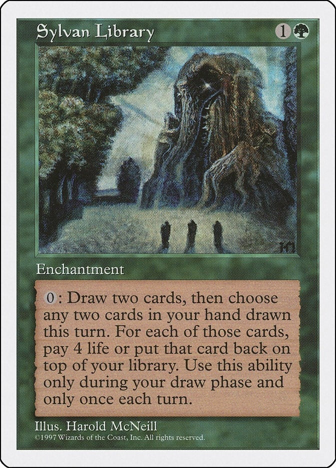 Image for Sylvan Library [Fifth Edition] - Magic: The Gathering