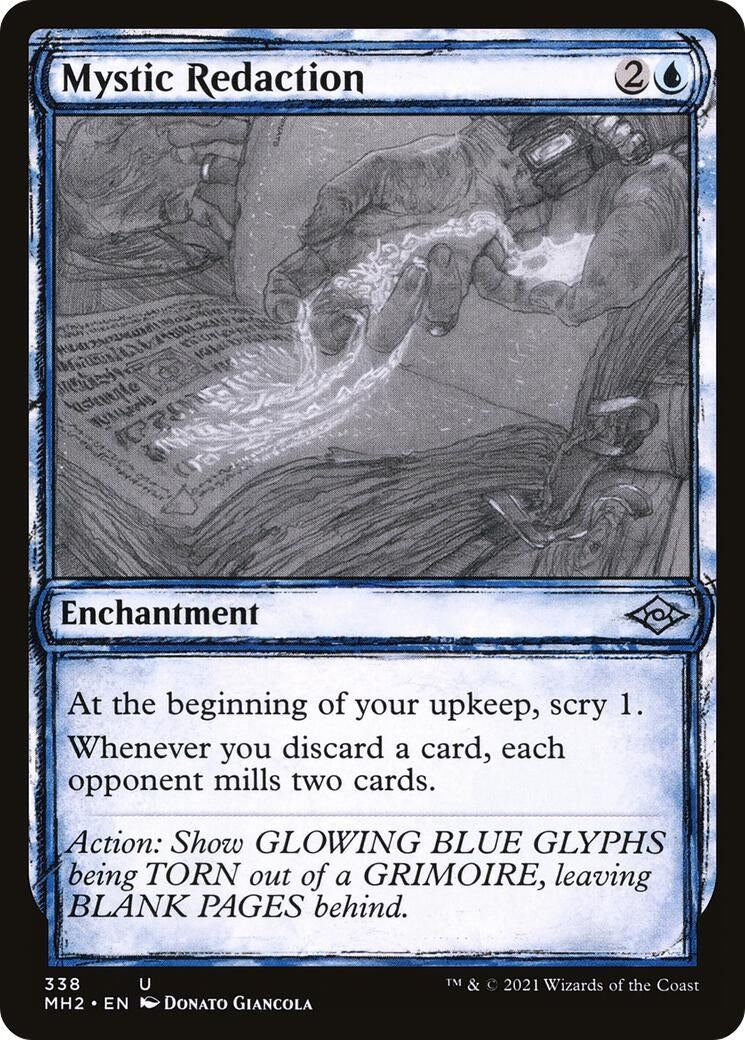 Image for Mystic Redaction (Showcase) (338) [Modern Horizons 2] - Magic: The Gathering