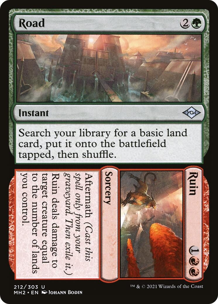 Image for Road // Ruin (212) [Modern Horizons 2] - Magic: The Gathering
