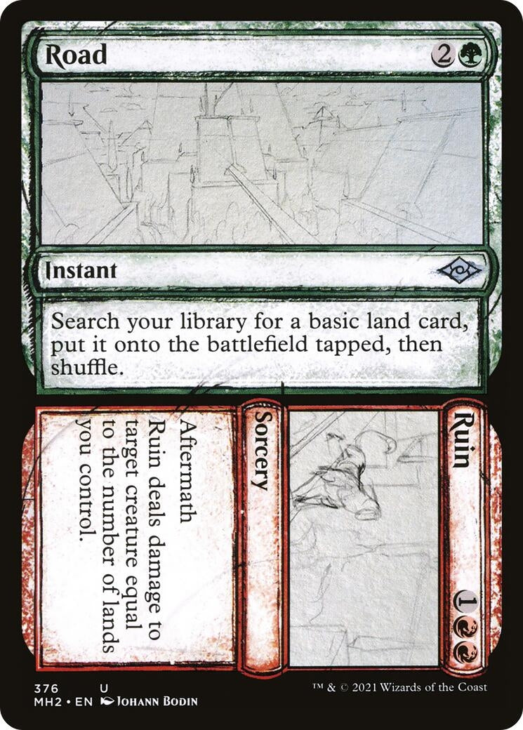 Image for Road // Ruin (Showcase) (376) [Modern Horizons 2] - Magic: The Gathering