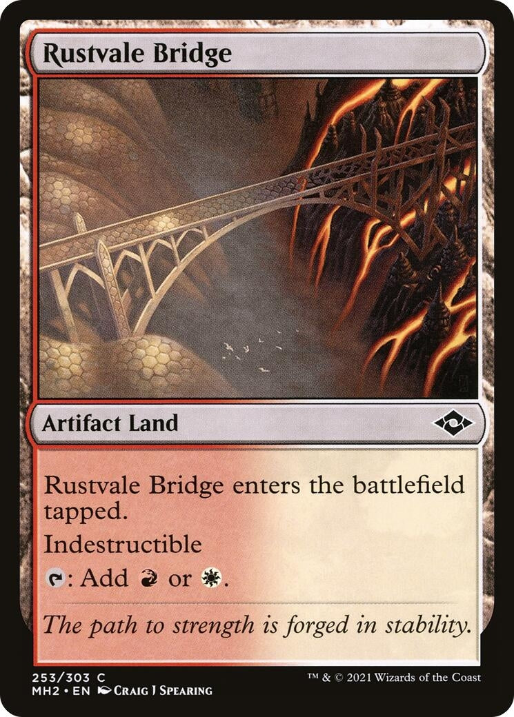 Image for Rustvale Bridge (253) [Modern Horizons 2] - Magic: The Gathering