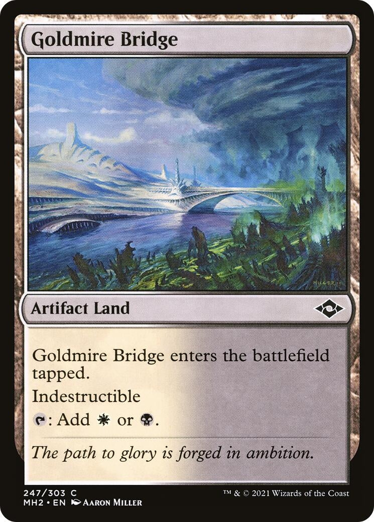 Image for Goldmire Bridge (247) [Modern Horizons 2] - Magic: The Gathering