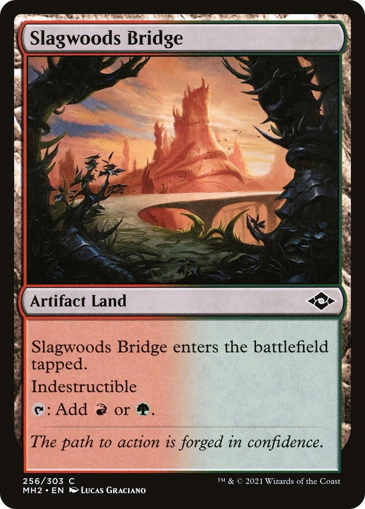 Image for Slagwoods Bridge (256) [Modern Horizons 2] - Magic: The Gathering