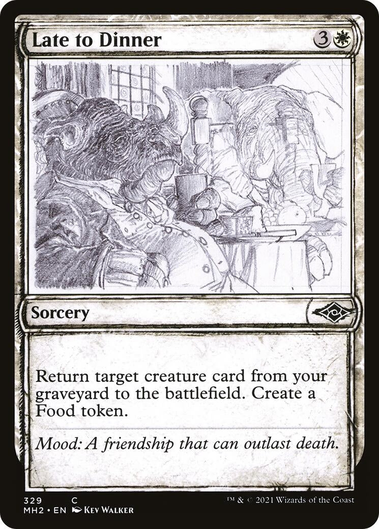 Image for Late to Dinner (Showcase) (329) [Modern Horizons 2] - Magic: The Gathering