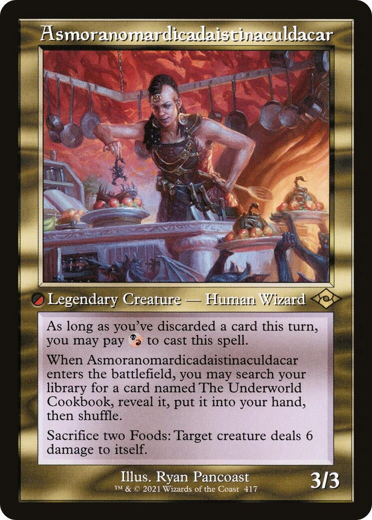 Image for Asmoranomardicadaistinaculdacar (Retro Frame) (417) [Modern Horizons 2] - Magic: The Gathering