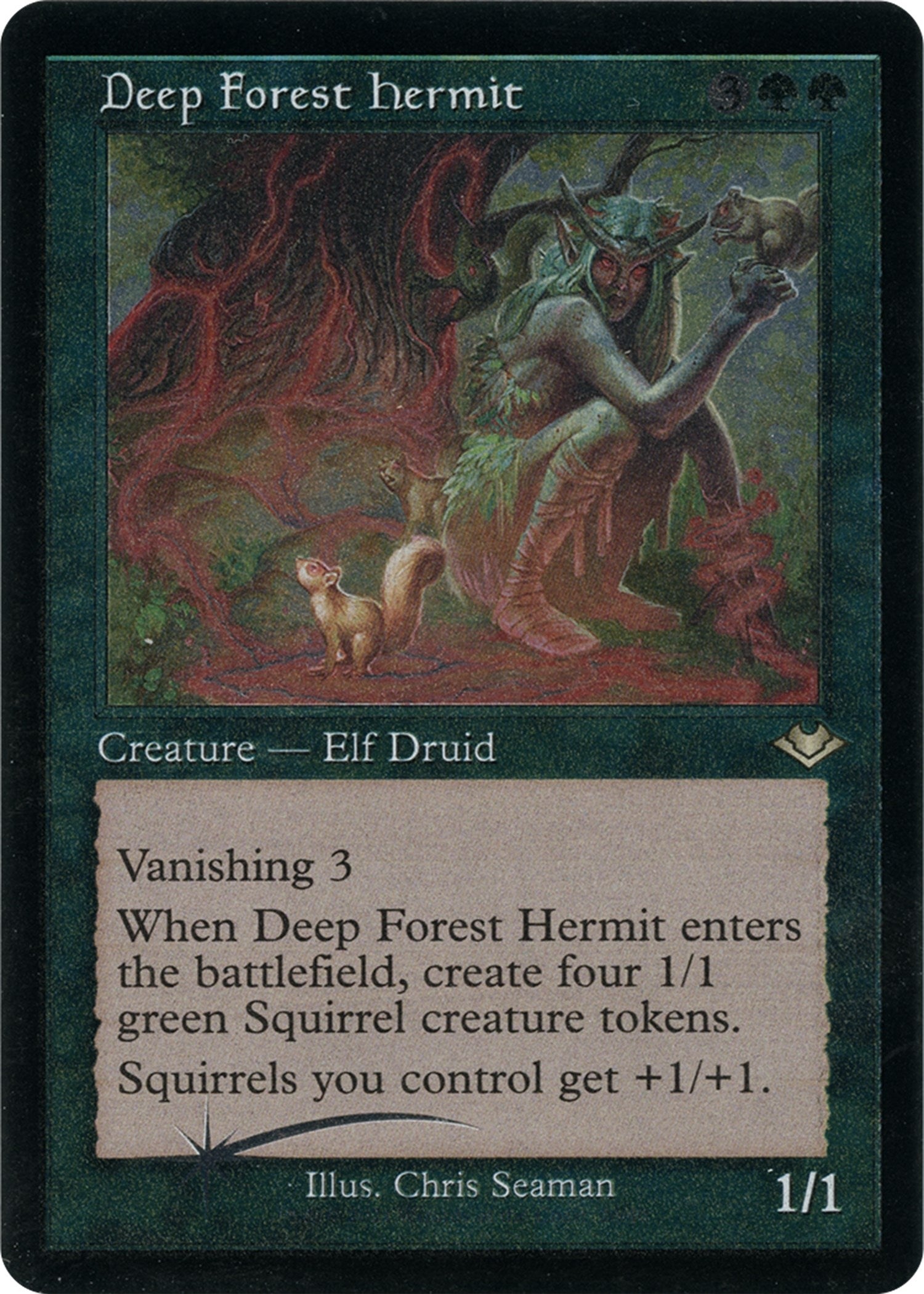 Image for Deep Forest Hermit (Retro Frame) (Foil Etched) (20) [Modern Horizons] - Magic: The Gathering