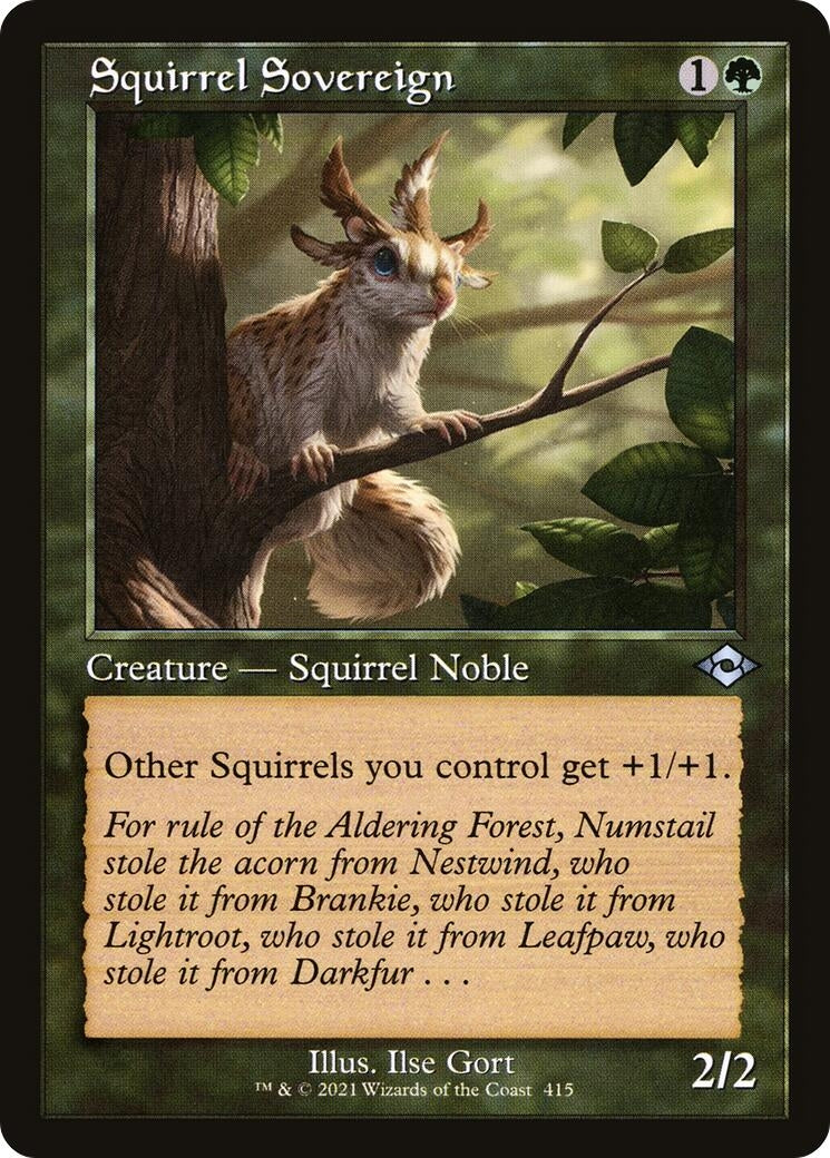 Image for Squirrel Sovereign (Retro Frame) (415) [Modern Horizons 2] - Magic: The Gathering