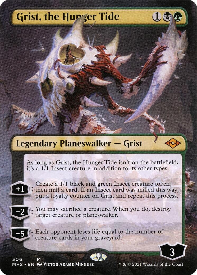 Image for Grist, the Hunger Tide (Borderless) (306) [Modern Horizons 2] - Magic: The Gathering