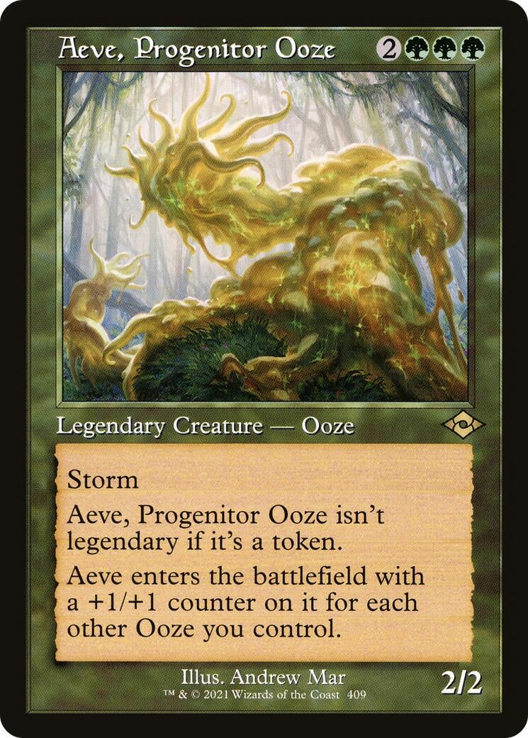 Image for Aeve, Progenitor Ooze (Retro Frame) (409) [Modern Horizons 2] - Magic: The Gathering
