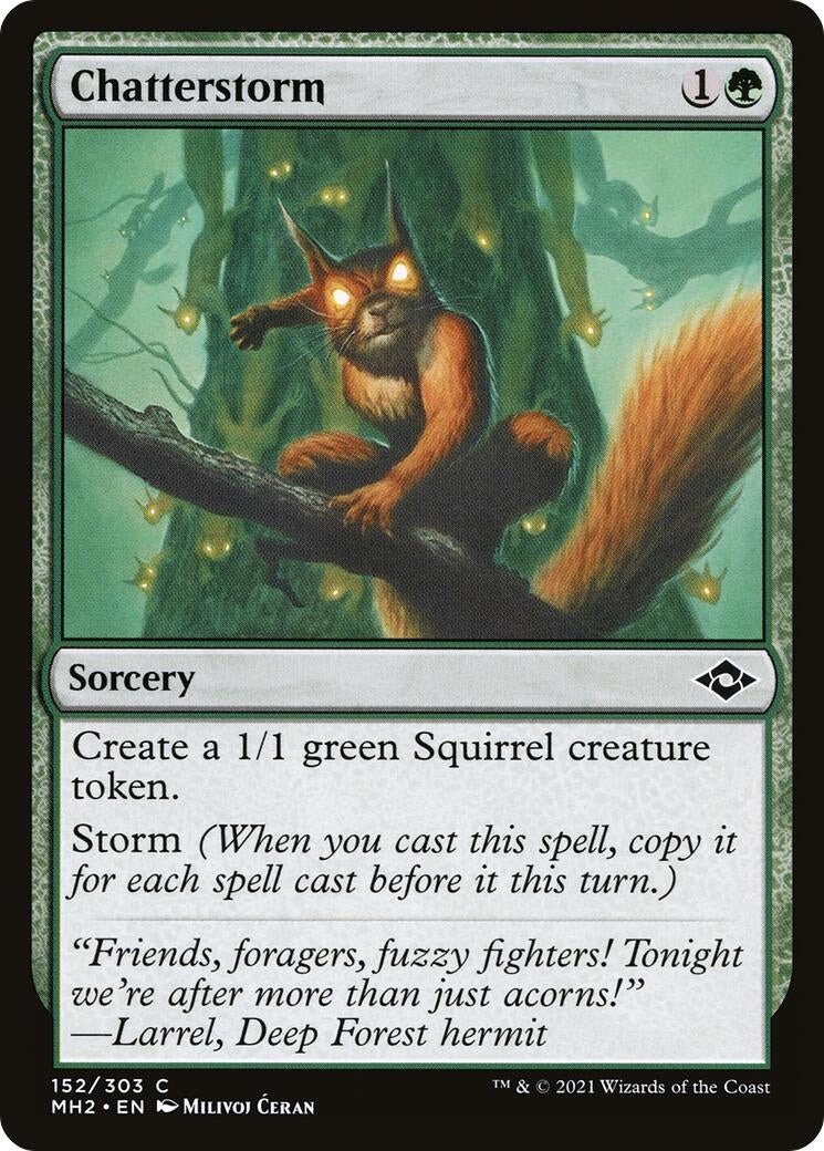 Image for Chatterstorm (152) [Modern Horizons 2] - Magic: The Gathering
