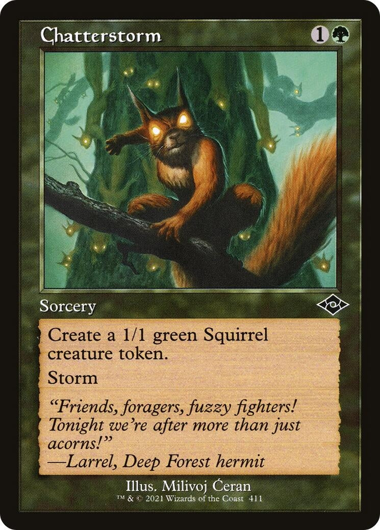 Image for Chatterstorm (Retro Frame) (411) [Modern Horizons 2] - Magic: The Gathering