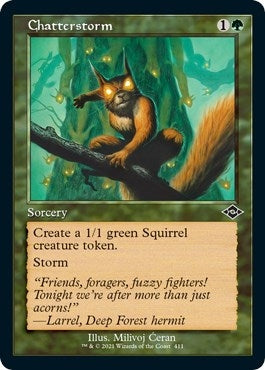 Image for Chatterstorm (Retro Frame) (Foil Etched) (411) [Modern Horizons 2] - Magic: The Gathering