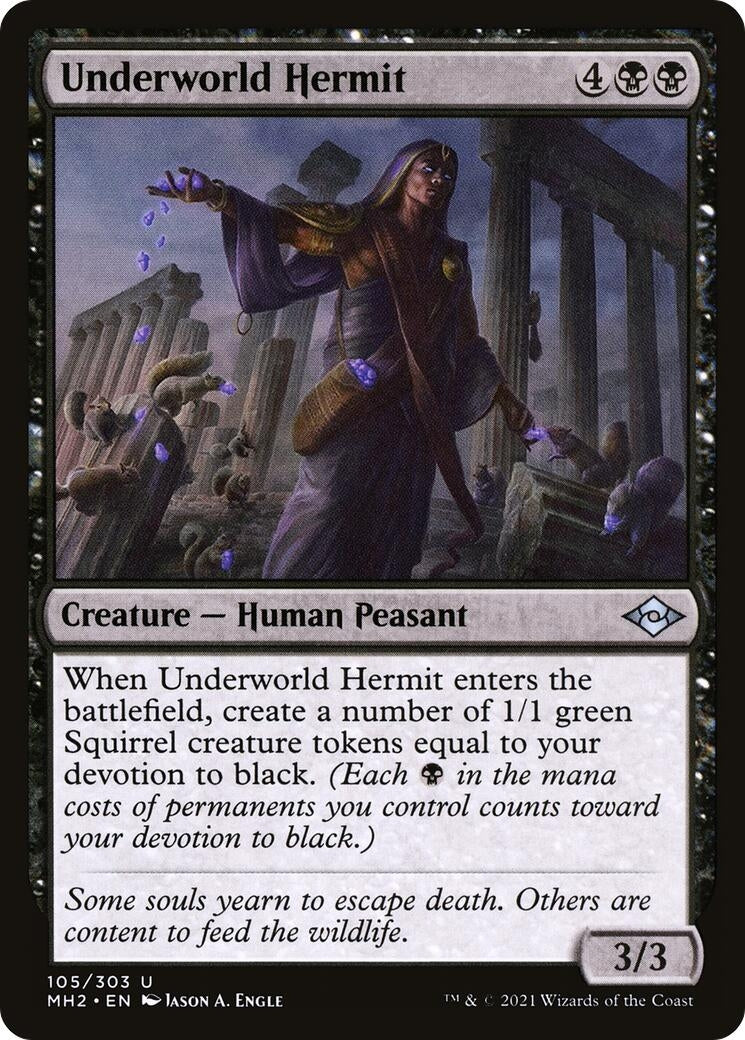 Image for Underworld Hermit (105) [Modern Horizons 2] - Magic: The Gathering