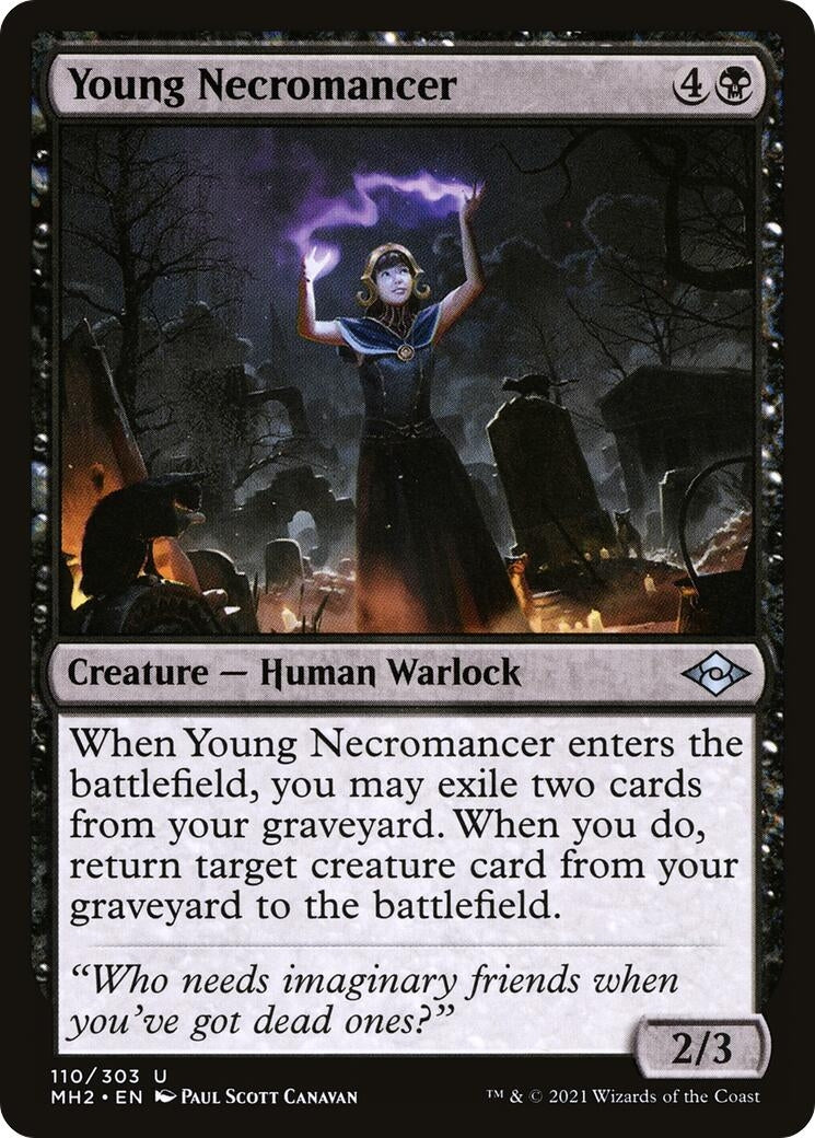 Image for Young Necromancer (110) [Modern Horizons 2] - Magic: The Gathering