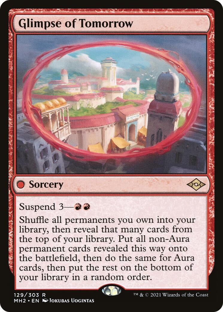 Image for Glimpse of Tomorrow (129) [Modern Horizons 2] - Magic: The Gathering